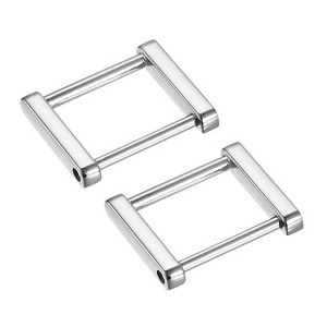 Unique Bargains Alloy Wear Resistance Corrosion Resistance Rectangle Screw Ring Buckle 2 Pcs - 1 of 4