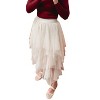 Women's Anna Lined Tiered Mesh Skirt - Origami - 3 of 3