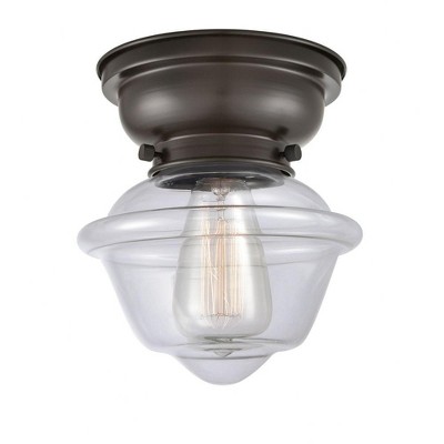 Oxford - 1 Light Flush Mount In Traditional Style-7.15 Inches Tall and 7.5 Inches Wide
