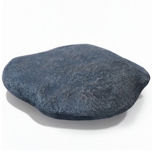 Gardenised Decorative Outdoor Weather-Resistant Artistic Artificial Faux Stone Rock, Garden Patio Granite Grey Fiberglass Stone - 1 of 4