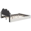 CAVINAS Queen Bed Frame with Headboard, Upholstered Platform, with Cloud-shaped Headboard Queen Bed Frame, Easy installation - 3 of 4