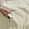 300 Thread Count Rayon From Bamboo Solid 3 Piece Duvet Cover Set by Blue Nile Mills - 3 of 4
