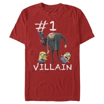 Men's Despicable Me Minions #1 Villian T-Shirt