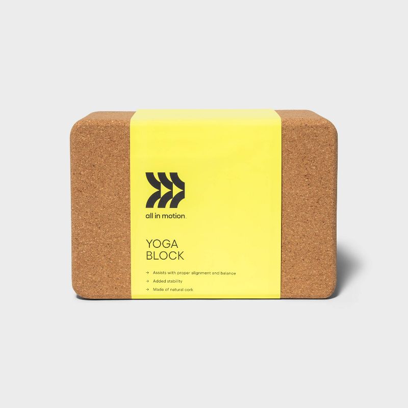 Cork Yoga Block - Brown - All In Motion&#8482;, 2 of 3