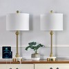 Maxax Rattan Table Lamps Set of 2, Adjustable Height Desk Lamps Shade for Bedroom Nightstand/Living Room - 4 of 4