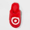 Adult Bullseye Scuff Slippers - Wondershop™ Red - 3 of 4