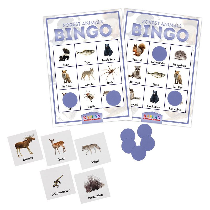 Kaplan Early Learning Forest Animals Bingo Learning Game, 1 of 4