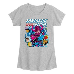Girls' - Marvel - Fantastic Four Galactus Comic Cover Fitted Short Sleeve Graphic T-Shirt - 1 of 3