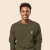 Dalix Mushroom (Glow in the Dark) Embroidered Fleece Sweatshirt Pullover Mens - 3 of 4