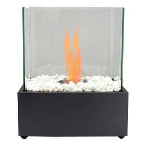 Northlight 11.5" Bio Ethanol Ventless Portable Tabletop Fireplace with Flame Guard - 1 of 4