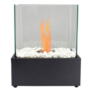 Northlight 11.5" Bio Ethanol Ventless Portable Tabletop Fireplace with Flame Guard
