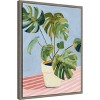 Amanti Art Plant on Pink II by Victoria Borges Canvas Wall Art Print Framed 18 x 24-in. - 3 of 4
