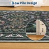 Washable Area Rugs for Living Room Botanical Low Pile Floral Farmhouse Vintage Playroom Girls Rugs Kitchen Runners - 4 of 4