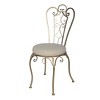 Folding Chair Gold - A&B Home: Upholstered Polyester, No Assembly, Metal Frame, Traditional Style - 3 of 3