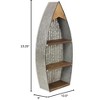 Cheung's Alessia Galvanized & Wood Hanging Boat Shelf - 3 of 3