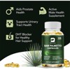 B Beworth Saw Palmetto Supplement - Advanced Herbal Complex for Hair Health and Urinary Support - 120 Capsules - 3 of 4