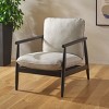 Amias Accent Chair - ACH5206 - Grey/Matte Black - Safavieh - 3 of 4