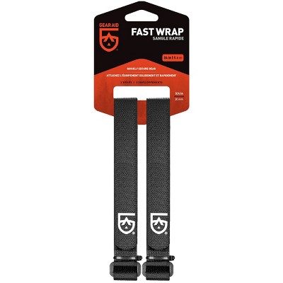Gear Aid 3/4 Wide Fast Wrap Gear Organizing Strap 2-pack - 24 - Black :  Target
