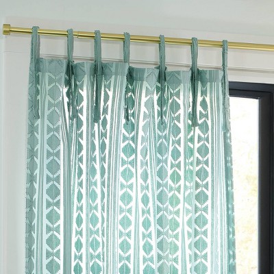 Light Filtering Boho Diamond Clip Curtain Panel - Threshold™