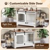 Dog Crate Furniture, 39.4" Dog Kennel for Dogs Up to 70 Lb, with Bed Mat, Heavy-Duty Dog Cage End Table - 4 of 4