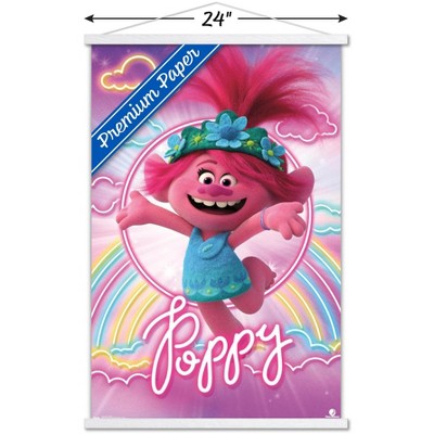 Trends International Dreamworks Trolls 2 - Poppy Magnetic Framed Wall ...