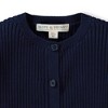 Hope & Henry Girls' Rib Knit Cardigan (Navy, 3-6 Months) - 2 of 4