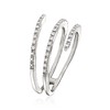 RS Pure by Ross-Simons 0.10 ct. t.w. Diamond Bypass Ring in Sterling Silver - 2 of 4