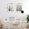 Stupell Industries Organic Birch Forest Trees 2pc Framed Print Under Glass Set - 3 of 4