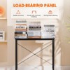 COMHOMA 32'' Computer Desk, Study Writing Table for Small Space, Save Space Office Desk with Metal Legs - 4 of 4