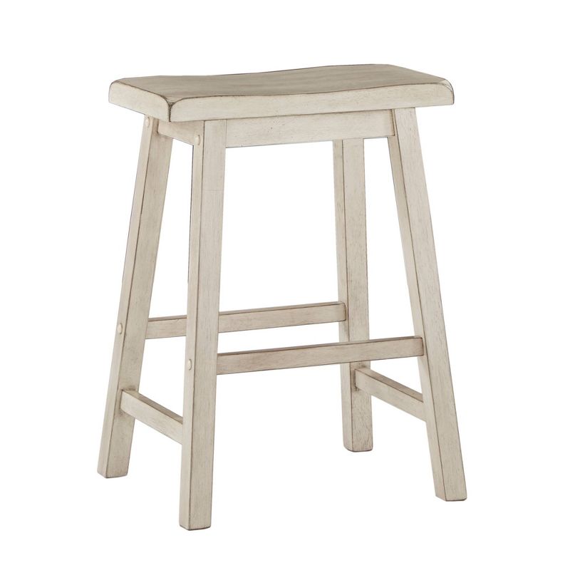 Set of 2 24" Chimney Hill Saddle Counter Height Barstool - Inspire Q, 4 of 9