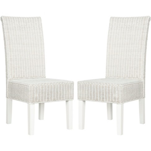 Safavieh arjun wicker dining best sale chair sea