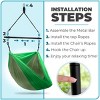 Sorbus Hanging Outdoor Camping Cacoon Chair - Collapsible and Lightweight Swings - Swinging Rocker Chairs for Camp, Travel, Hiking, Tent, or Porch - 4 of 4