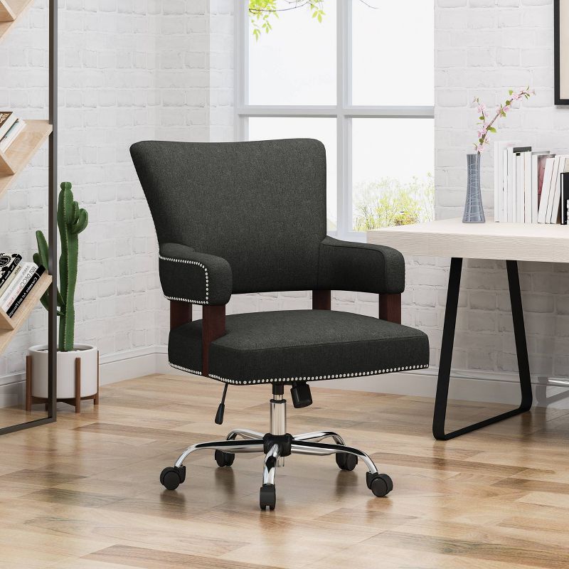 Bonaparte Traditional Home Office Chair - Christopher Knight Home, 3 of 9