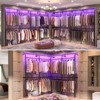 Aheaplus 3.5-13FT Reversible Pipe Clothing Rack for Hanging Clothes, Corner Wall Mounted Closet System - 4 of 4