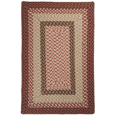 Colonial Mills Tiburon Braided Runner, Rusted Rose 2'x11', Rectangle Shape