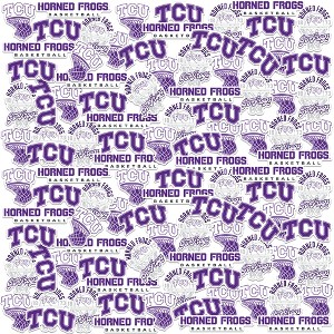 Tcu Basketball Sports Miscellaneous 100Ct. Sticker Pack - 1 of 4