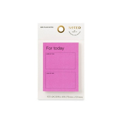 Post-it For Today Notepad 100 Sheets - Pink