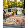 Unique Loom  Outdoor Casablanca Oualida Area Rug - 2 of 4