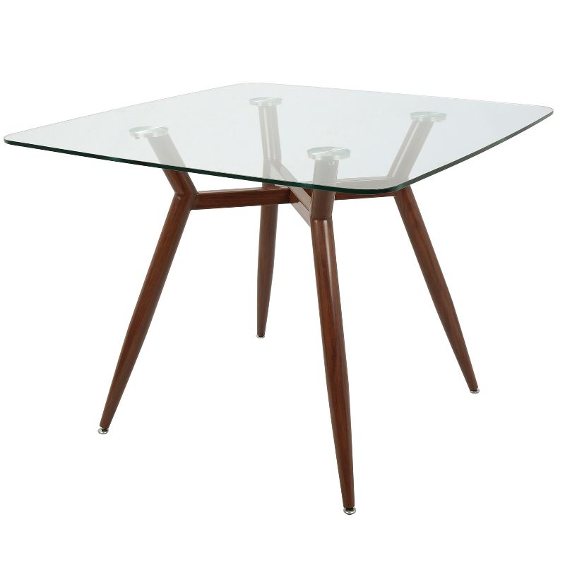Clara Mid Century Modern Square Dining Table - LumiSource, 4 of 10