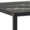 vidaXL Coffee Table Black and transparent - 4 of 4