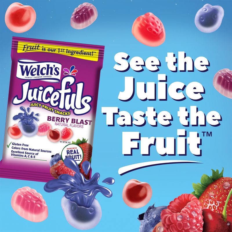 Welch&#39;s Juicefuls Juicy Fruit Snacks Combo Pack - 14oz/14ct, 4 of 9