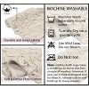 Home Weavers Bell Flower Collection 100% Cotton Tufted Bathroom Rug Set, Non-Slip Latex Bath Rug Set - 4 of 4