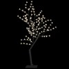 Christmas Tree Black and Warm White Plastic, Metal 4 ft - 3 of 4