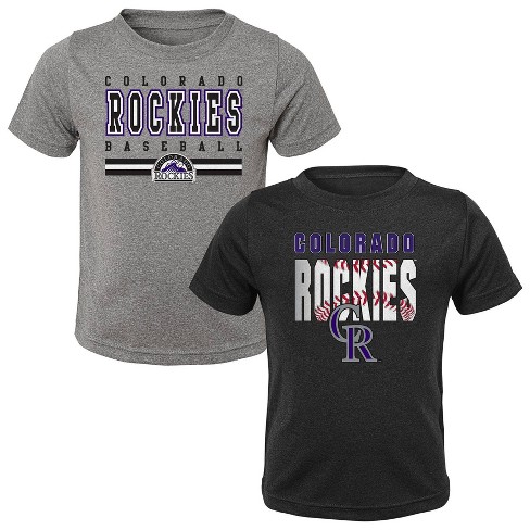 MLB Colorado Rockies Toddler Boys' 2pk T-Shirt - 4T