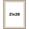 PosterPalooza | Contemporary Silver Picture Frame - UV Acrylic, Foam Board Backing, Hanging Hardware - 2 of 4