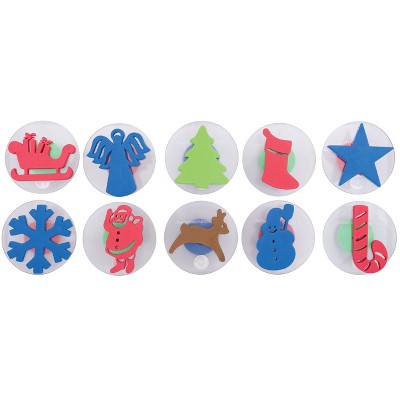 Ready 2 Learn Giant Stampers, Christmas Shapes, Set of 10