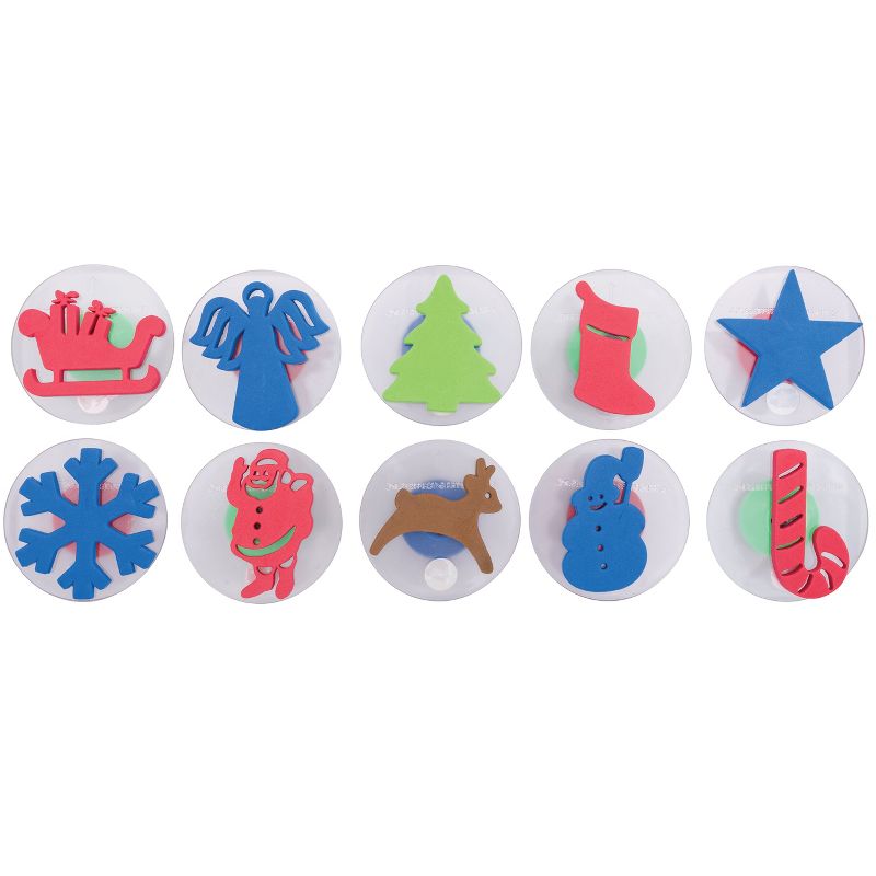 Ready 2 Learn Giant Stampers, Christmas Shapes, Set of 10, 1 of 4