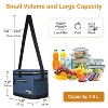 Tirrinia Insulated Small Lunch Bag with Adjustable Shoulder Strap, Leakproof Reusable Lunch Cooler Bag, Portable Lunch Boxs for Back-To-School - 3 of 4