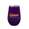 Evergreen 12oz Stainless Stemless Wine with Plush Gift Set, Crazy Parade - 2 of 2