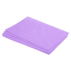 Unique Bargains Polyester Soft Home Handcrafts Project DIY Felt Fabric Sheets 12 Pcs - 1 of 4